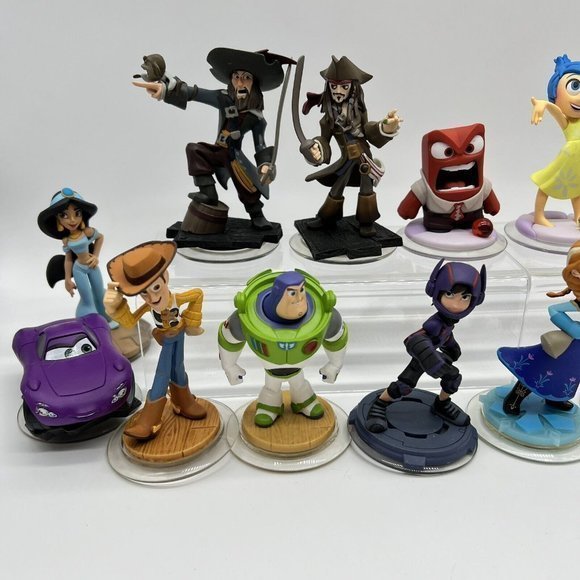 Disney Infinity Bundle Of 17 Pirates Incredibles Nemo Aladdin Toy Story Cars Set - Picture 2 of 6